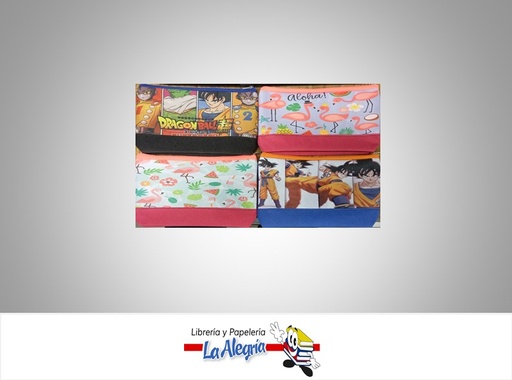 [CARTDV] CARTUCHERA 22,5X12,5 CM DISENO VARIO MARCA N/T   