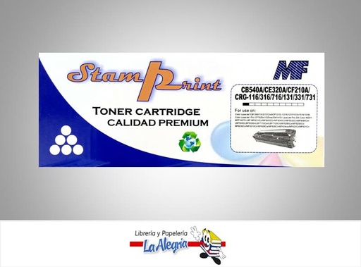 [CB540A] TONER CB540ACE320CF210ACRG MARCA STAMPRINT   