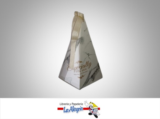 [CB84MINIEST] CAJA CARTON TRIANGULO 14X6X6BLANCA UND MARCA BLINDAC   