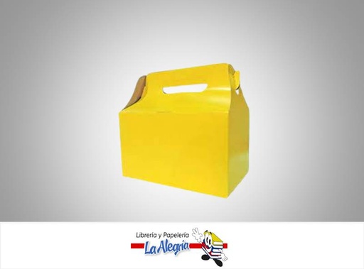 [CCFE002] CAJA CARTON 16X9,5 CM FELIZ AMARILLO UND MARCA BLINDAC   