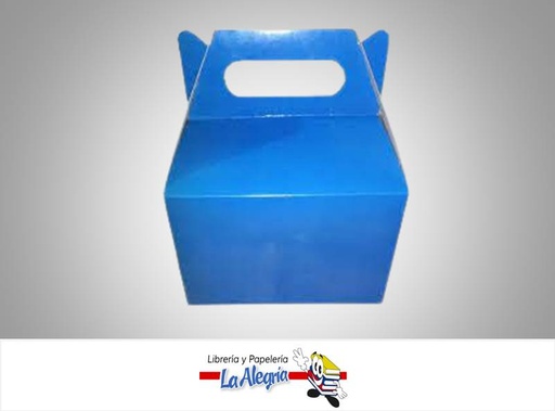 [CCFE013] CAJA CARTON 16X9.5 CM FELIZ AZUL REY UND MARCA PINTARETA