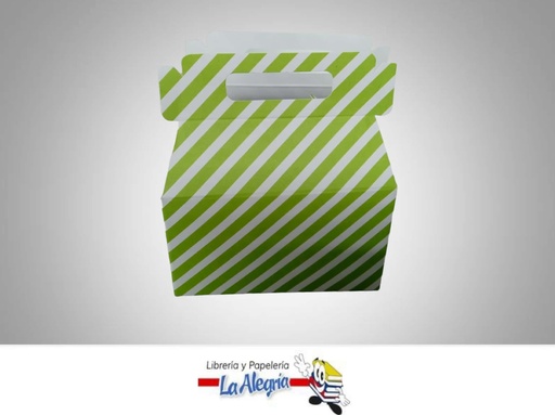 [CCFE024] CAJA CARTON 5X8.5 CM FELIZ VERDE/RAYA UN MARCA BLINDAC   
