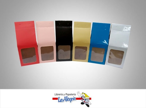 [CCPCV27] CAJA REGALO CON VENTANA 11X11X11X CM COLOR UND MARCA S/M
