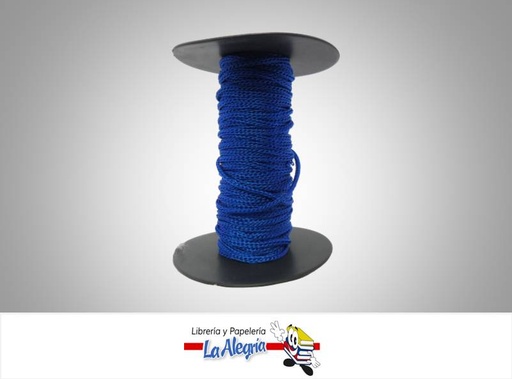 [CD003013] CORDON DE SEDA 3MM AZUL REY X METRO MARCA S/M
