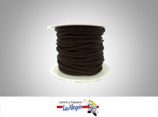 [CD003033] CORDON DE SEDA 3MM MARRON XMETRO MARCA S/M   