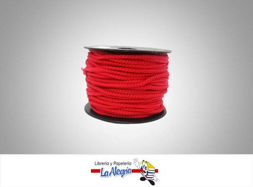 [CD003052] CORDON DE SEDA 3MM ROJO CEREZA XMETRO MARCA S/M   