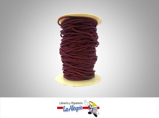 [CD003080] CORDON DE SEDA 3MM VINOTINTO XMETRO MARCA S/M   