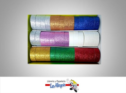 [CDESCAR42] CINTA WASHI TAPE 15MM ESCARCHADA UND MARCA POINTER   