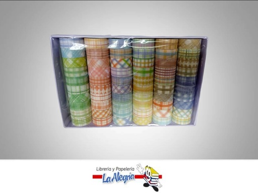 [CDWTES01] CINTA WASHI TAPE X003HWLXN7 15MMEST UN    