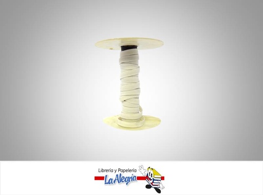 [CE0008] CINTA ELASTICA 08 MM BLANCO XMETRO MARCA S/M   
