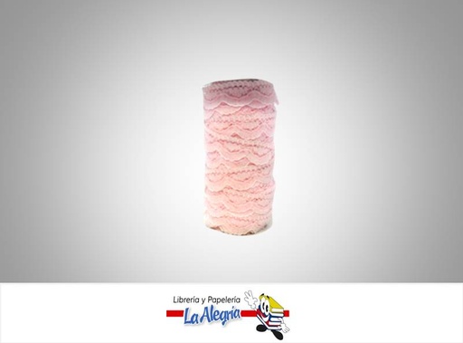 [CE10MM060] CINTA ENCAJE 10MM ROSA PASTEL XME MARCA S/M   