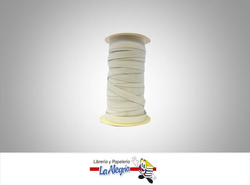 [CE13MM001] CINTA ELASTICA 13MM BLANCO XMETRO MARCA S/M   