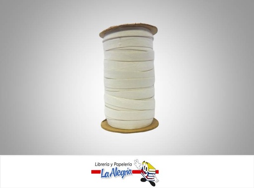 [CE17MM001] CINTA ELASTICA 17MM BLANCO XMETRO MARCA S/M   