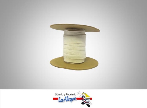 [CE18MM001] CINTA ELASTICA 18MM BLANCO XMETRO MARCA S/M   