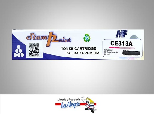 [CE313A] TONER CE313A HP MARCA STAMPRINT   