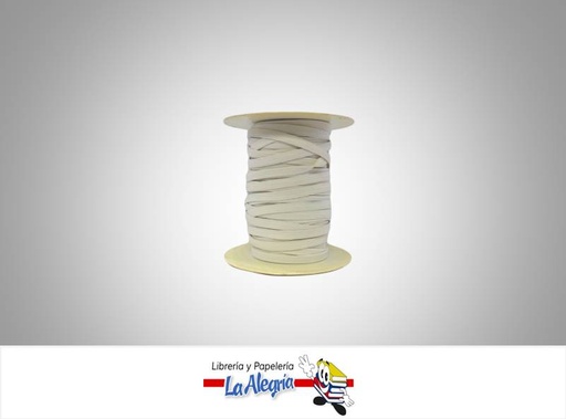 [CE6MM001] CINTA ELASTICA 6MM BLANCO XMETRO MARCA S/M   