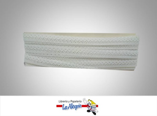 [CEN001] CINTA ENCAJE 12MM BLANCO XMETRO MARCA S/M   