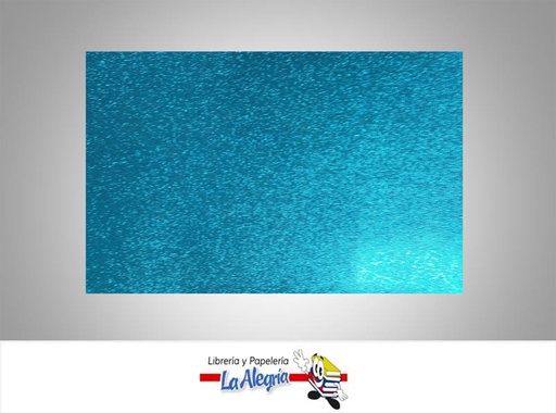 [CES00550X70] CARTULINA ESCARCHADA MICRO METALIZADA 50X70 CM AZUL UND 350GR MARCA S/M