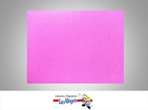 [CF00108] CARTULINA MICRO ESCARCHADA FUCSIA UND MARCA S/M