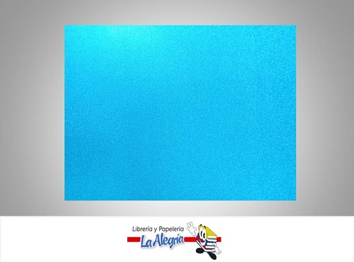 [CF00113] CARTULINA MICRO ESCARCHADA AZUL CLARO UND MARCA S/M