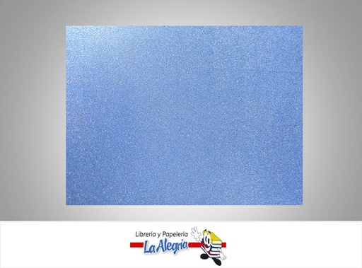 [CF00114] CARTULINA MICRO ESCARCHADA AZUL OSCURO UND MARCA S/M