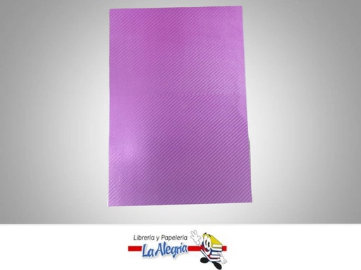 [CF01808] CARTULINA MICRO ESCARCHADA ESTAMPADA 50X70CM CUADRO PURPURA UND MARCA S/M