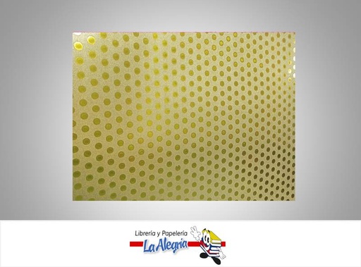 [CF07103] CARTULINA MICRO ESCARCHADA LUNAR AMARILLO UND MARCA S/M