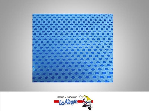 [CF07116] CARTULINA MICRO ESCARCHADA LUNAR MORA AZUL UND MARCA S/M