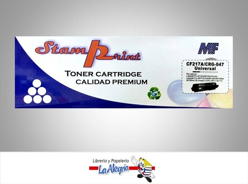 [CF217A] TONER CF217ACRG047 UNIVERSAL MARCA STAMPRINT   