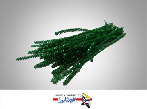 [CHENILM075] CHENIL METALIZADO VERDE OSCURO XUND MARCA S/M   