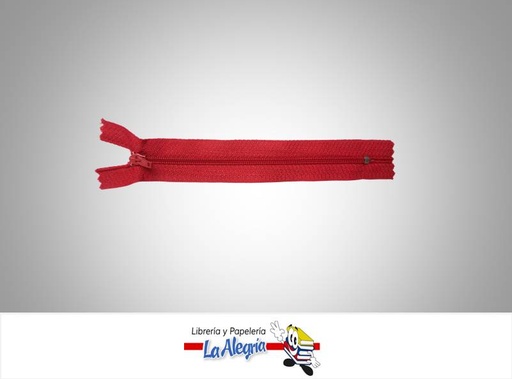 [CIERRE15P003] CIERREPLASTICO 15 CM ROJO UND MARCA S/M   