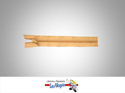 [CIERRE15P034] CIERRE PLASTICO 15CM MARRON CLARO UND MARCA S/M   