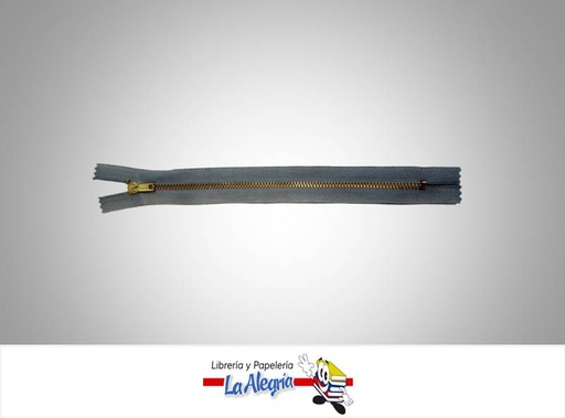 [CIERRE20H017] CIERRE METALICO 20CM GRIS UND MARCA S/M   