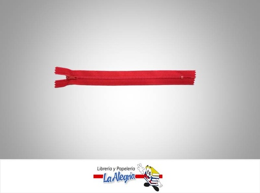 [CIERRE20P003] CIERREPLASTICO 20 CM ROJO UND MARCA S/M   