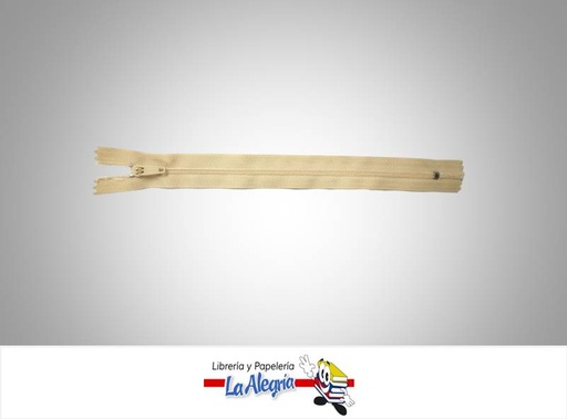 [CIERRE20P015] CIERREPLASTICO 20 CM BEIGE UND MARCA S/M   