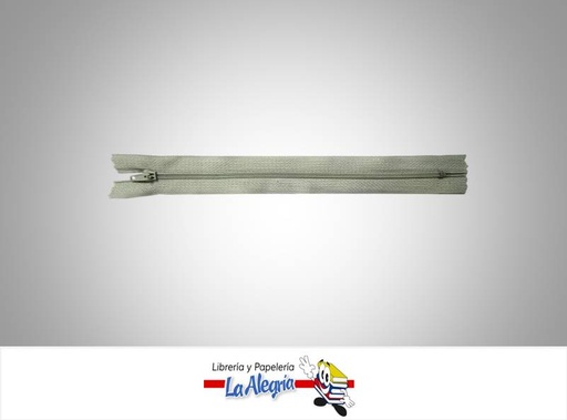 [CIERRE20P017] CIERREPLASTICO 20 CM GRIS UND MARCA S/M   