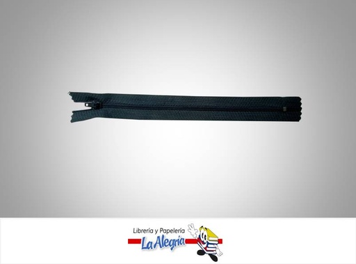 [CIERRE20P028] CIERRE PLASTICO 20 CM GRIS PLOMO UND MARCA S/M   