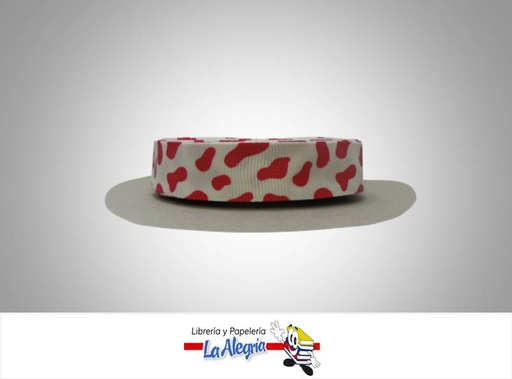 [CIN024T51101] CINTA GORSS 16MM BLANCO/ROJO/MANCHA XMTR MARCA S/M   