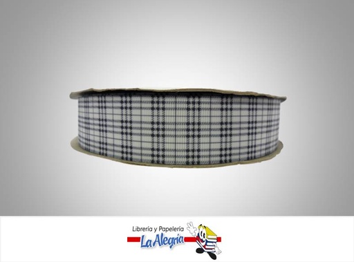 [CIN024T6016] CINTA GROSS CUADRO 25MM BLANCO XMETRO MARCA S/M   