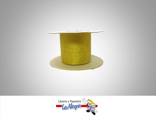 [CIN2715022] CINTA LAUREX 56MM DORADO XMETRO MARCA S/M   