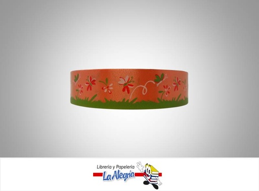 [CINT3502042] CINTA ESTAMPADA BABY 35MM NARAN/JARDN XM MARCA BOLIS   