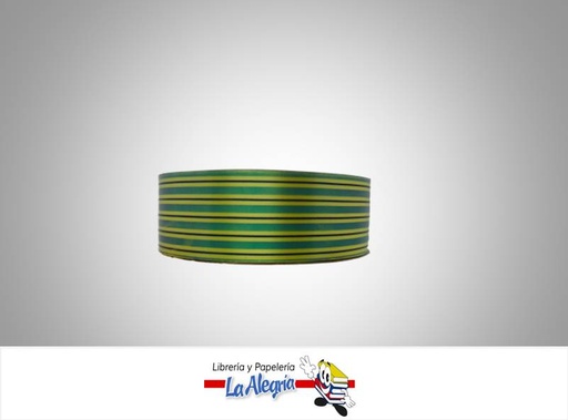 [CINT41301] CINTA ESTAMPADA 35MM VERDE/AMARI/AZUL XM MARCA CINTAS JET   