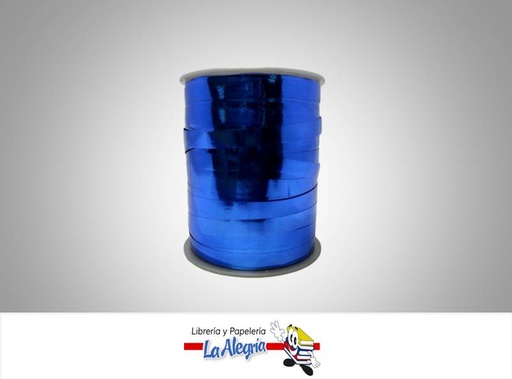 [CINT945010] CINTA METALIZADA 9MM AZUL INTENSO XMETRO MARCA BOLIS   
