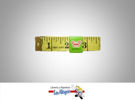 [CINTA002] CINTA METRICA COSTURA 1,50MTRS AMARILLO MARCA BUTTERFLY   
