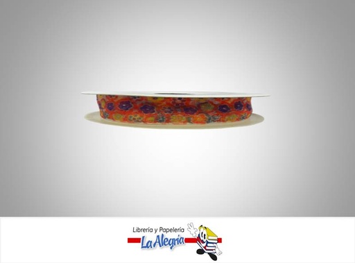 [CINTE000] CINTA TULL ESTAMP 9MM FLORES VARIAS XMET MARCA S/M   