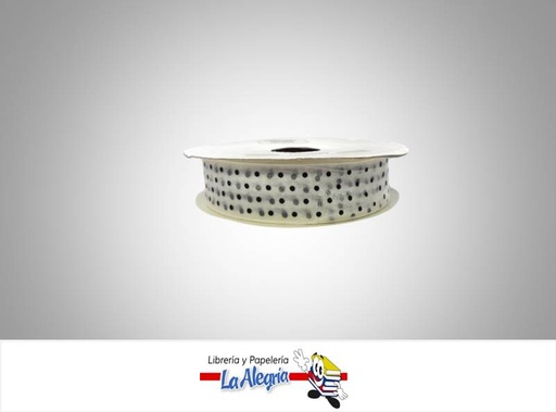 [CINTE001] CINTA TULL ESTAMP 25MM BLANCO L/N XMETRO MARCA S/M   