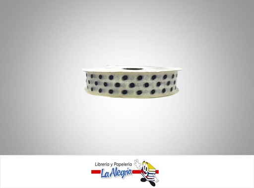 [CINTE1013] CINTA TULL ESTAMP 25MM BLANCO L/A XMETRO MARCA S/M   