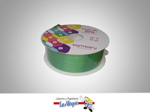 [CINTGROS10MM066] CINTA GROSS 10 MM VERDEX METRO MARCA BAMBARY   