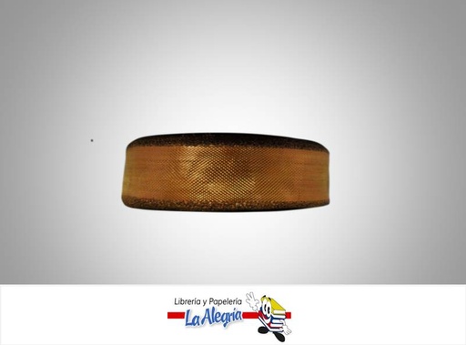 [CM25MM022] CINTA METALIZADA ITALY 25MM DORADO XMT MARCA BRIZOLARI   
