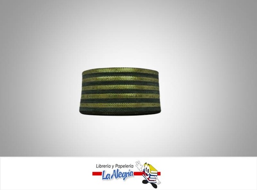 [CM50MM066] CINTA METALIZADA ITALY 5OMM VERDE/DO XMT MARCA BRIZOLARI   